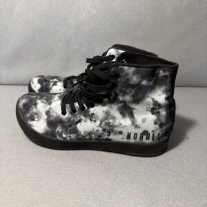 NOBULL HIGH-TOP SHADOW TIE-DYE CANVAS TRAINER shoe Sneaker Woman's 8 Mens 6.5